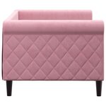 vidaXL Lit de repos rose 80x200 cm velours