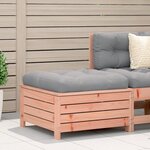 vidaXL Repose-pied de jardin avec coussin bois massif douglas