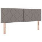 Tête de lit vidaXL Design Blocs Diamant Taupe 160 cm Tissu