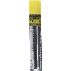 Etui de 15 mines hi polymer super  0 9 mm- 2b pentel