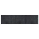 vidaXL Tapis rectangulaire gris 70x300 cm bambou
