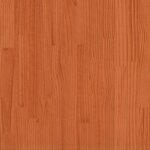 vidaXL Cadre de lit sans matelas cire marron 180x200cm bois pin massif