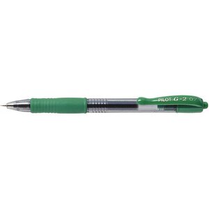 Stylo bille encre gel PILOT G-2 vert