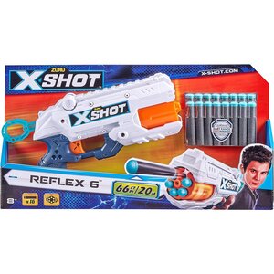 Zuru 36433 - XSHOT - Excel Reflex 6 Blaster avec fléchettes