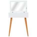 vidaXL Coiffeuse avec miroir MDF 60 x 40 x 75 cm