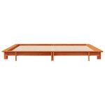 vidaXL Cadre de lit sans matelas cire marron 180x200cm bois pin massif