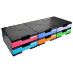 Module De Classement Modulodoc Set Élément De Base Standard Ecoblack - Gris Foncé - Exacompta