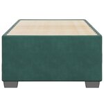 vidaXL Cadre de lit Vert foncé 80x200 cm Velours