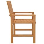 vidaXL Chaises à manger de jardin lot de 4 bois massif d'acacia