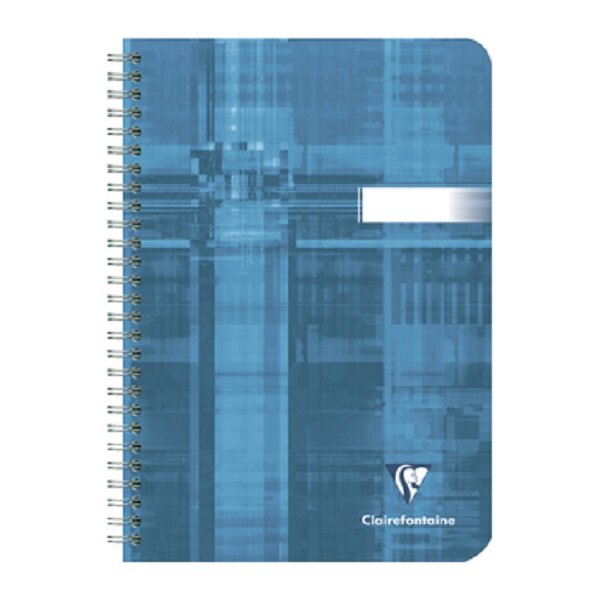 CLAIREFONTAINE  Cahier reliure intégrale 14,8x21 100p Q.5x5 couleur aléatoire
