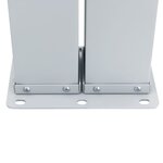 vidaXL Auvent latéral rétractable Crème 140x600 cm