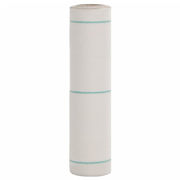 vidaXL Membrane anti-mauvaises herbes blanc 0 5x25 m PP