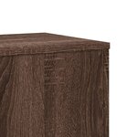 vidaXL Supports pour plantes 2 Pièces chêne marron bois d'ingénierie