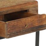 vidaXL Table de chevet 40 x 35 x 40 cm bois de récupération massif