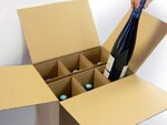 Lot de 500 cartons spécifiques pour expédier 6 bouteilles