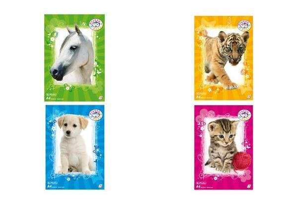 Livre à colorier Pretty Pets, A4, 70 g/m2, 75 pages HERLITZ