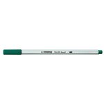 Feutre pen 68 brush pointe pinceau vert pin x 10 stabilo