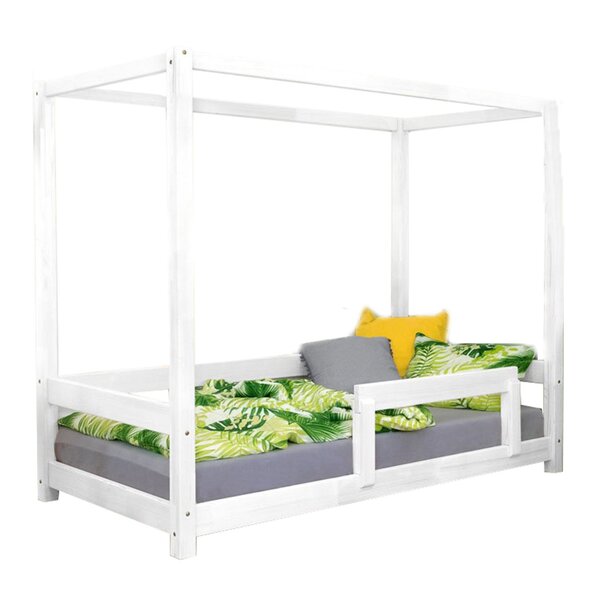 Lit cabane enfant BUNKY 80 x 180 blanc