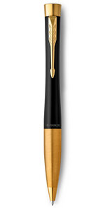 PARKER Urban Stylo Bille Noir Mat recharge bleue pointe moyenne Coffret cadeau