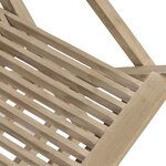 vidaXL Chaises de jardin pliantes lot de 8 gris 56x61x89 cm bois teck