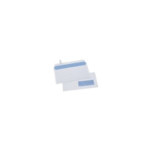 GPV 500 Enveloppes, DL, 110 x 220 mm, blanc, avec fenêtre