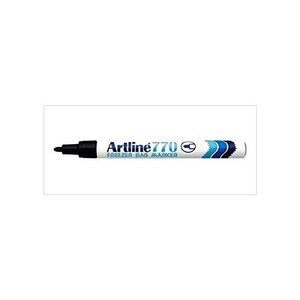 Marqueur '770' spécial 'Congélation' permanent indélébile pointe 1 mm noir ARTLINE