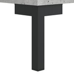 vidaXL Buffet haut Gris béton 69 5x34x180 cm Bois d'ingénierie