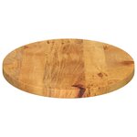vidaXL Dessus de table 100x50x2 5 cm ovale bois massif de manguier