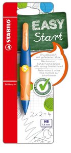 Porte-mines Ergonomique EASYergo 1,4 mm 1.4 Gaucher bleu / orange+ 3 mines HB STABILO
