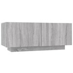 vidaXL Meuble TV Sonoma gris 100x35x40 cm Bois d'ingénierie
