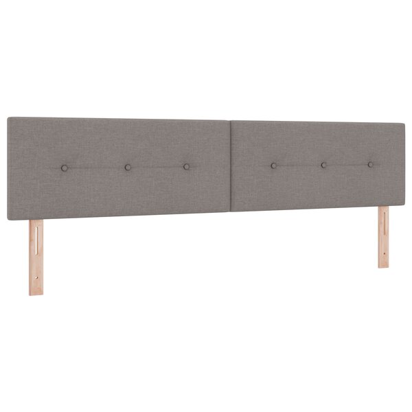 Headboard LED vidaXL Capitonné Taupe 100 cm Tissu