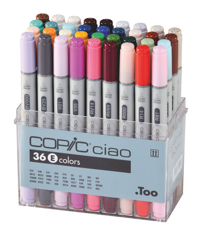 Set 36 marqueurs Manga Copic Ciao Set E