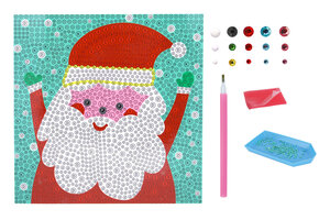 Diamond painting Strass Père Noël 15 cm