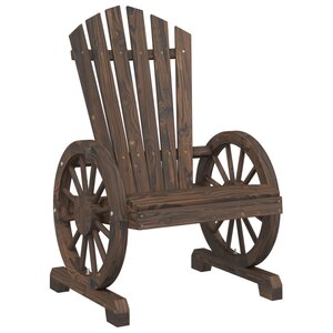 vidaXL Chaise de jardin Adirondack bois de sapin massif
