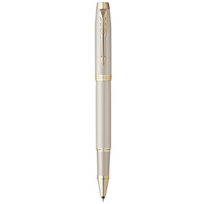 Stylo roller Parker IM Monochrome  Champagne  encre noire  Coffret cadeau