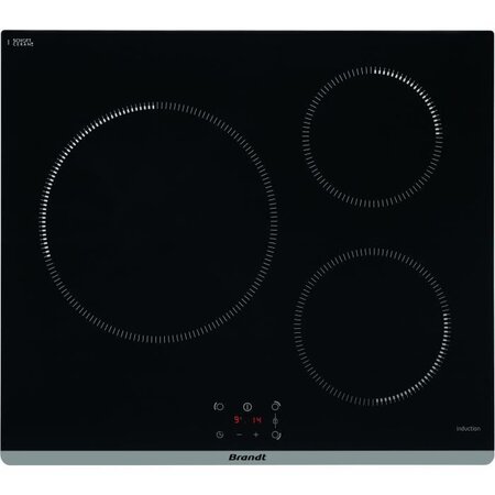 Plaque de cuisson induction - BRANDT - 3 zones - L60 cm - TI364B - 7200 W -  Noir - La Poste