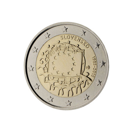 Slovaquie 2015 - 2 euro commémorative 30 ans du drapeau européen