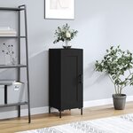 vidaXL Buffet Noir 34 5x34x90 cm Bois d'ingénierie