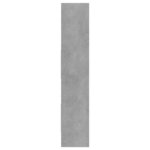vidaXL Bibliothèque Gris béton 40x35x180 cm Bois d’ingénierie