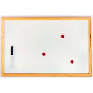 Tableau magnétique blanc à roulettes double face effaçable cadre en  aluminium 120x60 cm incluant aimants marqueurs rigole panneau magnétique  aimanté - La Poste