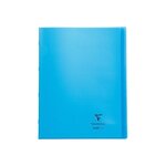 Cahier protège-cahier Koverbook Piqué Polypro 24x32 cm 160 P Q 5x5 Coloris Alé... CLAIREFONTAINE