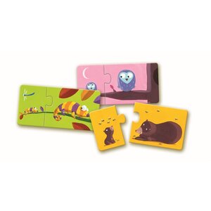 Djeco DJ08157 - Puzzle duo maman et bébé