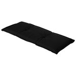 Madison Coussin de banc Panama 180x48 cm Noir