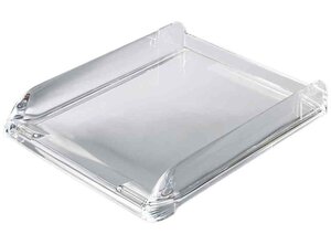 Corbeille à courrier Nimbus tranparent REXEL