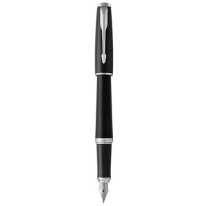 Parker urban stylo plume noir mat plume fine encre bleue coffret cadeau
