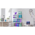 Chemises À Élastiques À Rabats Maxi Capacity Carte Enduite Teksto - A4 - Couleurs Assorties - X 24 - Exacompta