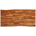 vidaXL Table à manger 180x90x75 cm bois d'acacia solide à bord vif