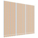 vidaXL Tissu de remplacement pour auvent rayures multicolores 4 5x3 5m