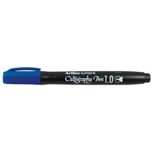 Marqueur calligraphie 1 0mm bleu artline