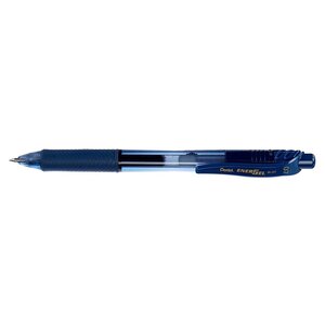 Roller encre gel rétractable energel x bl107 pointe 0 7 mm bleu nuit pentel